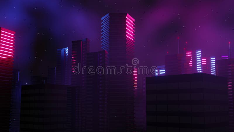 An Animated Animation Of A Futuristic City Background, 3d Rendering  Futuristic Cyberpunk City With Blue And Pink Light Trail, Hd Photography  Photo, Cyberpunk Background Image And Wallpaper for Free Download