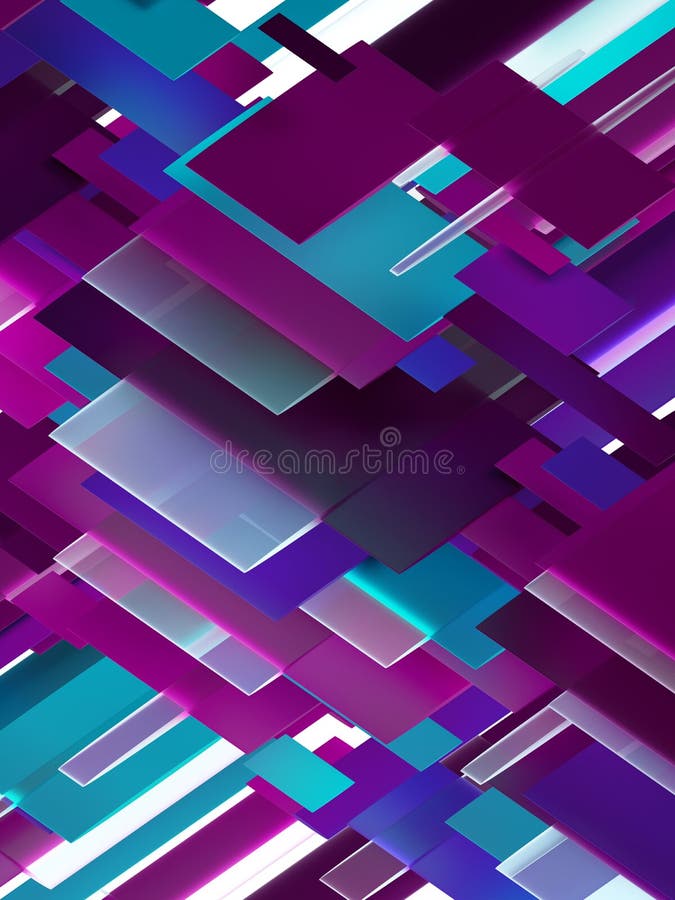 3d render, digital illustration, abstract geometric background, purple and blue panels, flat layers, pattern. 3d render, digital illustration, abstract geometric background, purple and blue panels, flat layers, pattern