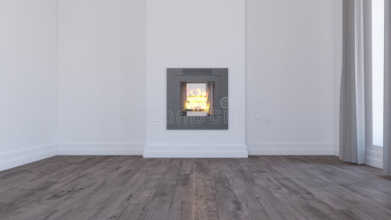 Empty Room stock illustration