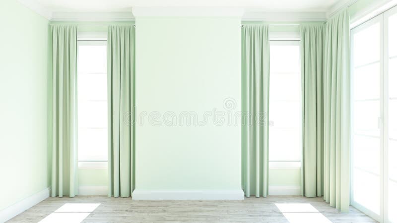 Empty Room stock illustration