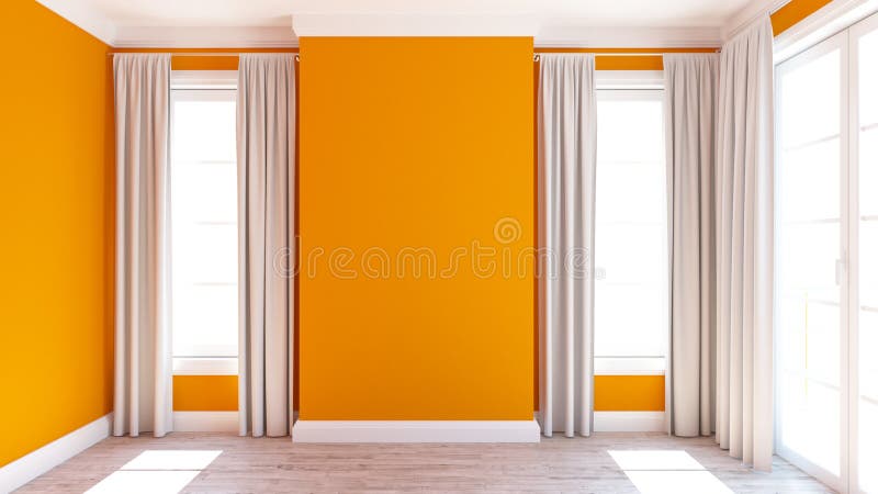 Empty Room stock illustration