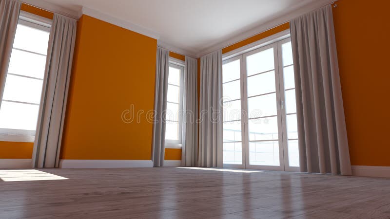 Empty Room vector illustration