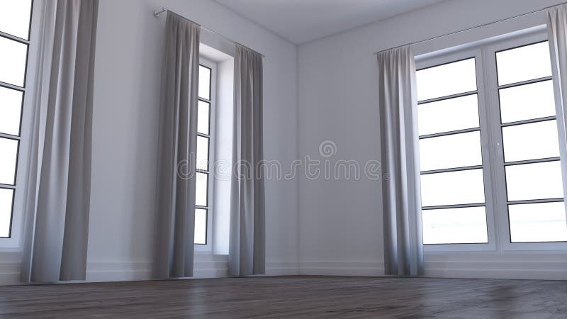 Empty Room vector illustration