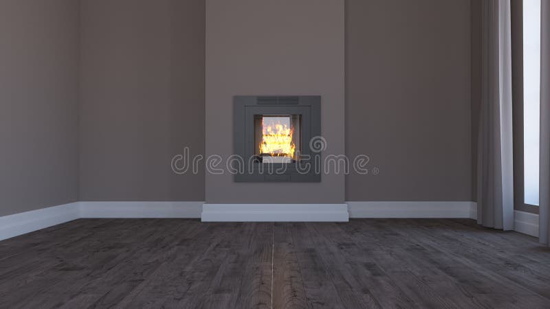 Empty Room royalty free illustration