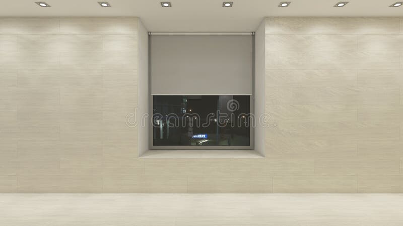Empty Room stock illustration