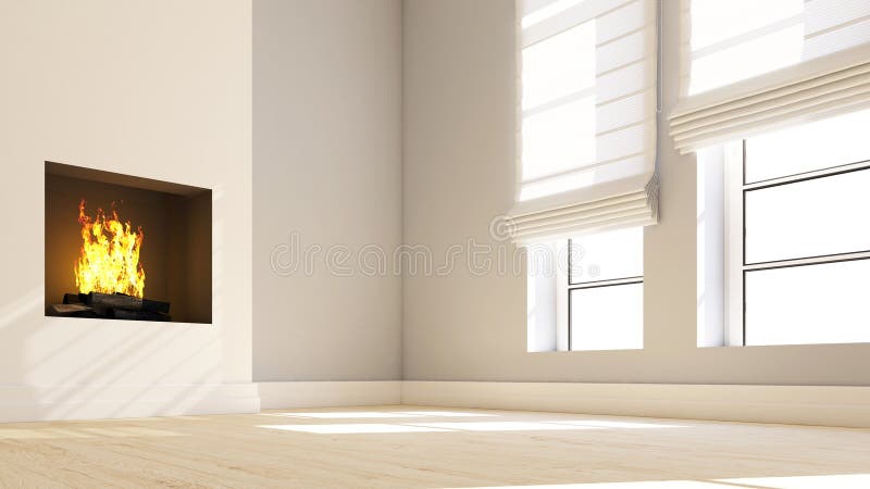 Empty Room royalty free illustration