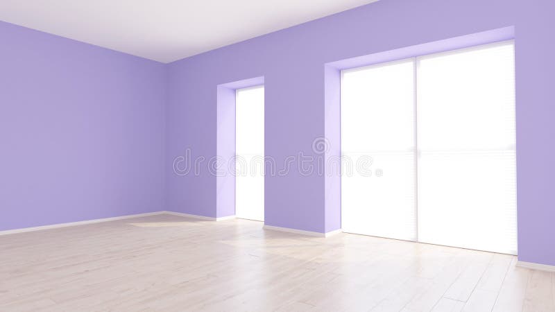 Empty Room royalty free illustration
