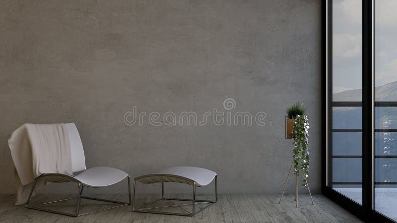 Empty Room royalty free illustration