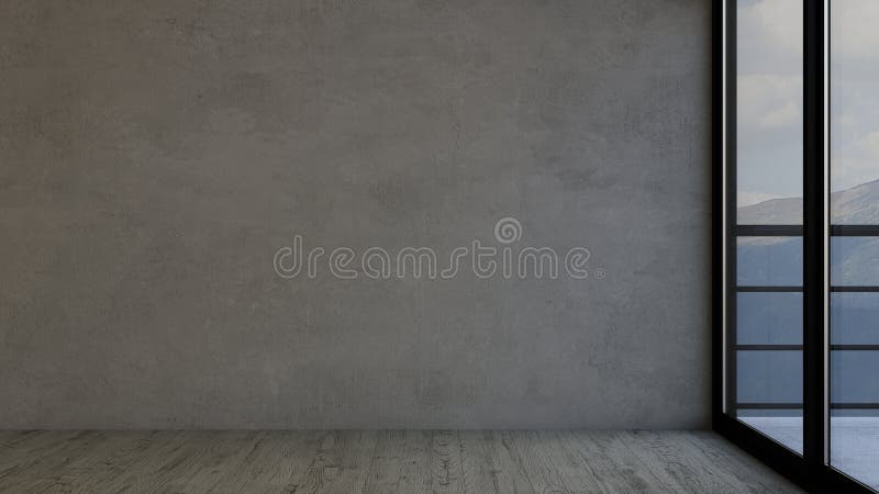Empty Room royalty free illustration