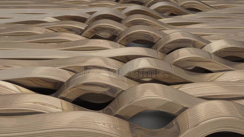 Render of 3D Geometric Abstract Background stock illustration