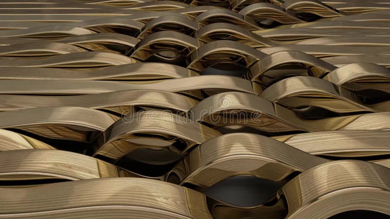 Render of 3D Geometric Abstract Background royalty free illustration