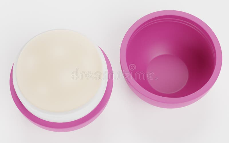 3D Render of Lip Balm stock illustration. Illustration of purse 249655011