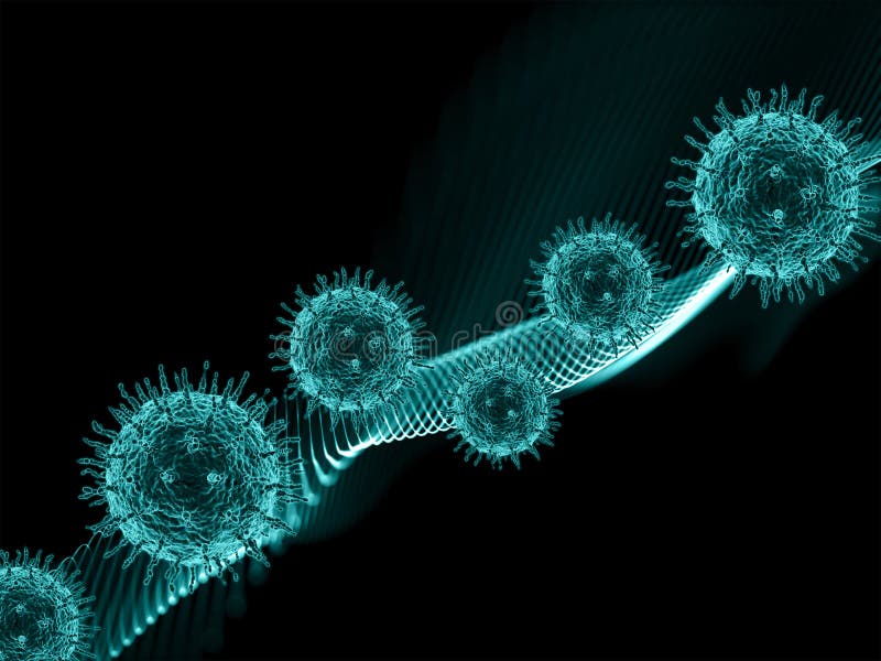 Cell virus. Медицина фон.