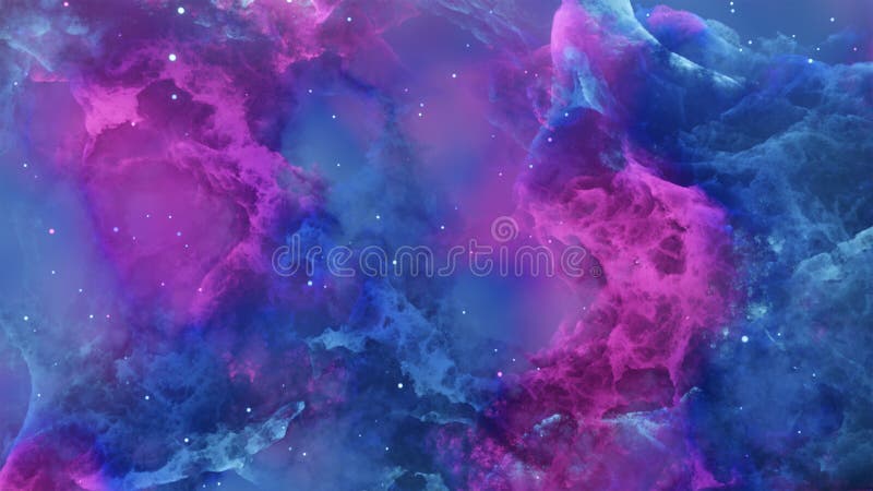 3d render nebulas in space. , Colorful galaxy in space, beauty of universe royalty free illustration