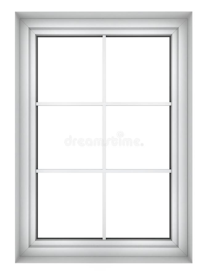 Plastic window frame