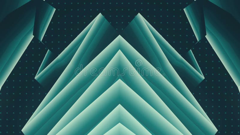 3d render seamless loop animation with fantastic symmetrical zig-zag pattern HD royalty free illustration