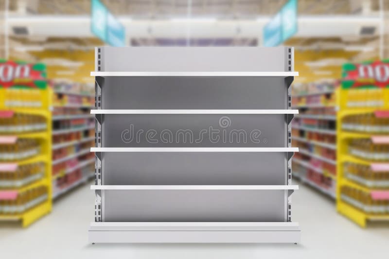Download Product Gondola Display Stand 3d Render Isolated Stock Illustration Illustration Of Mockup Retail 219092983