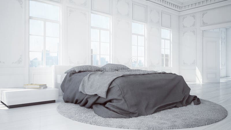 3D rendered bedroom vector illustration 3D rendered bedroom vector illustration