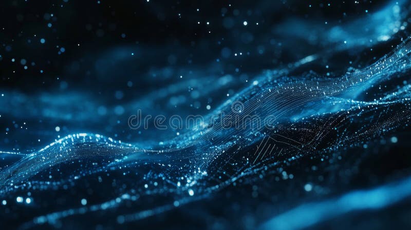 A 3D rendered hologram showcasing a financial business technology concept, including a document, graph, chart, report vector illustration