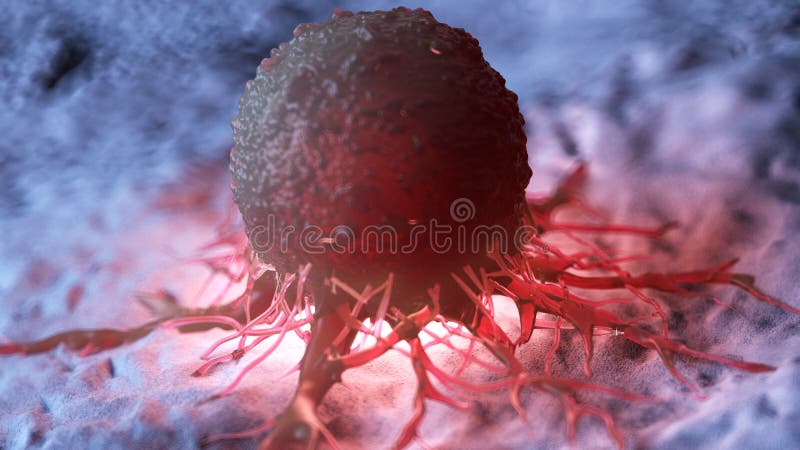Cancer cell stock illustration. Illustration of illness - 2934328