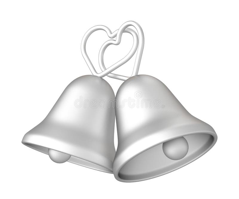 Silver Ceremony Wedding Bell (Bell Only)