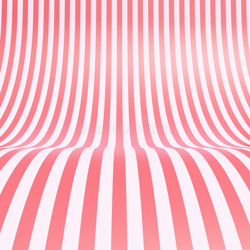 3d Rendered Striped Candy Pink Textured Background stock illustration