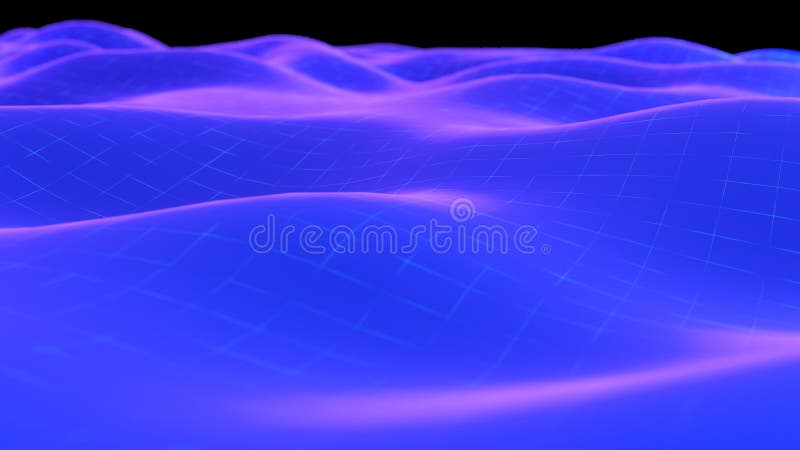 A digital landscape royalty free illustration