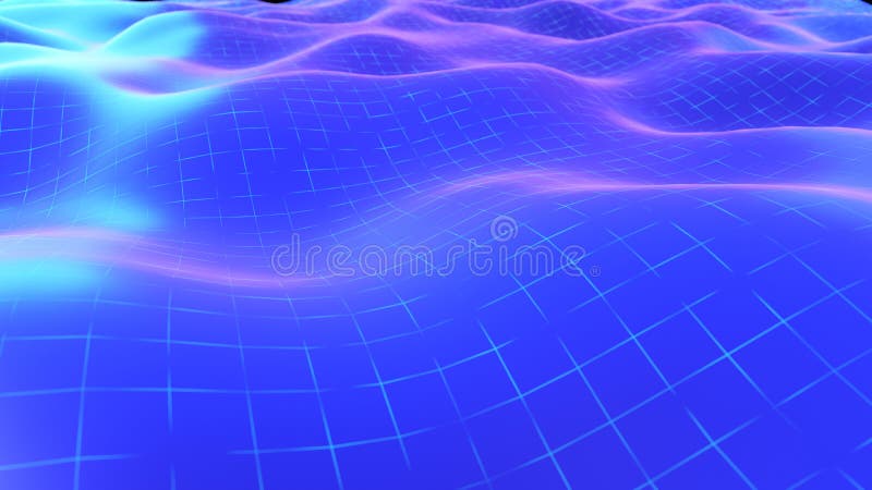 A digital landscape stock illustration