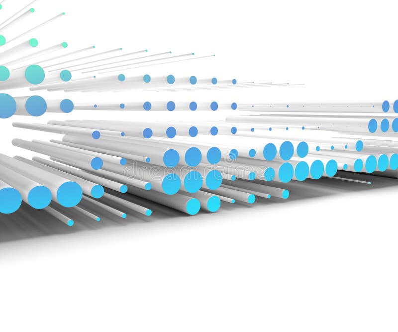 3D rendering abstract background with waves. stock illustration