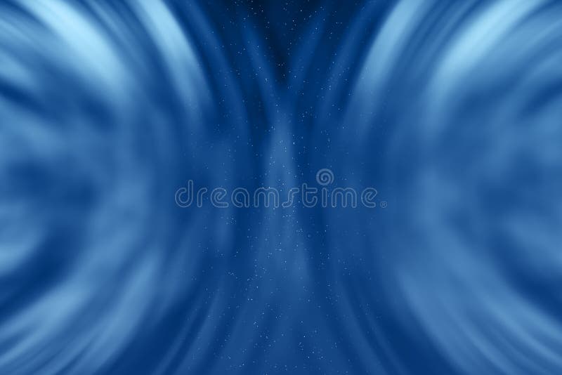 3D rendering, abstract cosmic explosion shockwave blue energy on