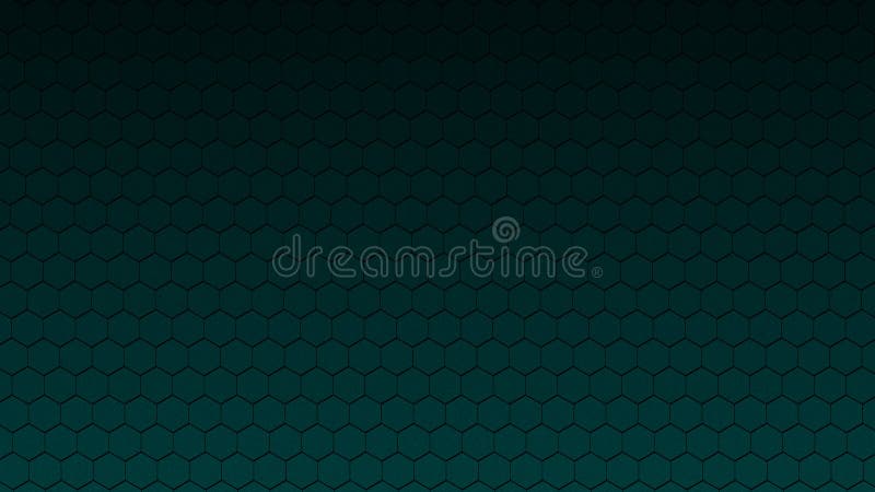 The 3d rendering of Abstract hexagonal background with hexagons effect