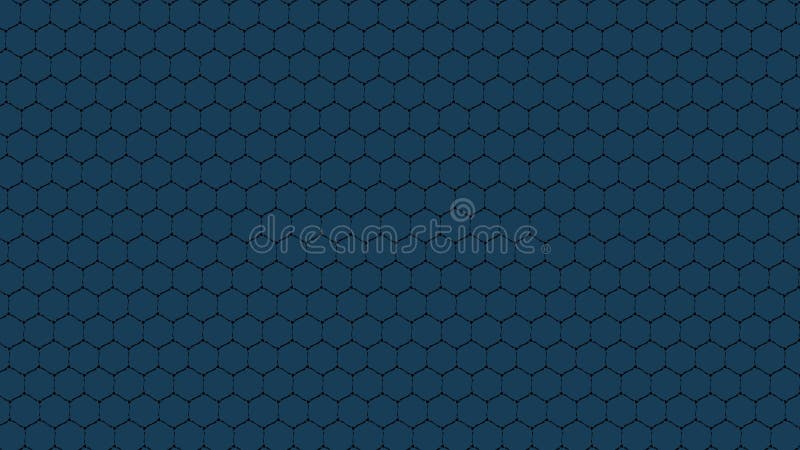 The 3d rendering of Abstract hexagonal background with hexagons effect