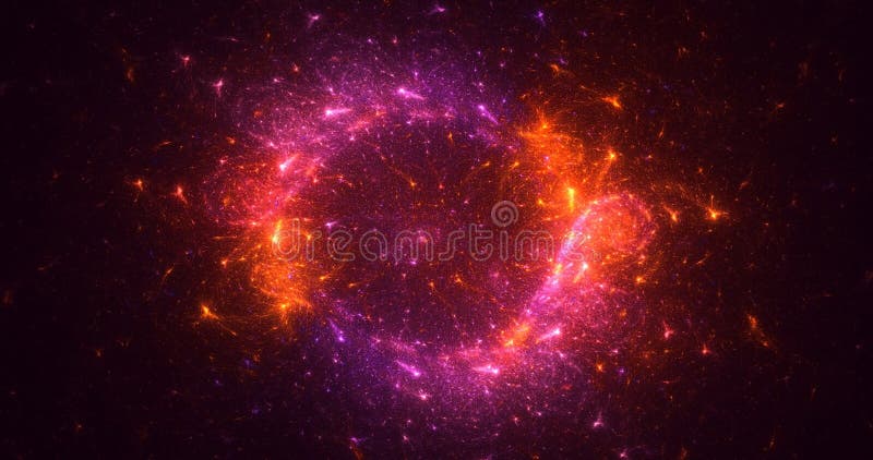 3d făcând ca tehnologia abstractă multicolor să fie fundal de lumină fractală și tapet. filtru abstract multicolor pentru Photosho royalty free illustration