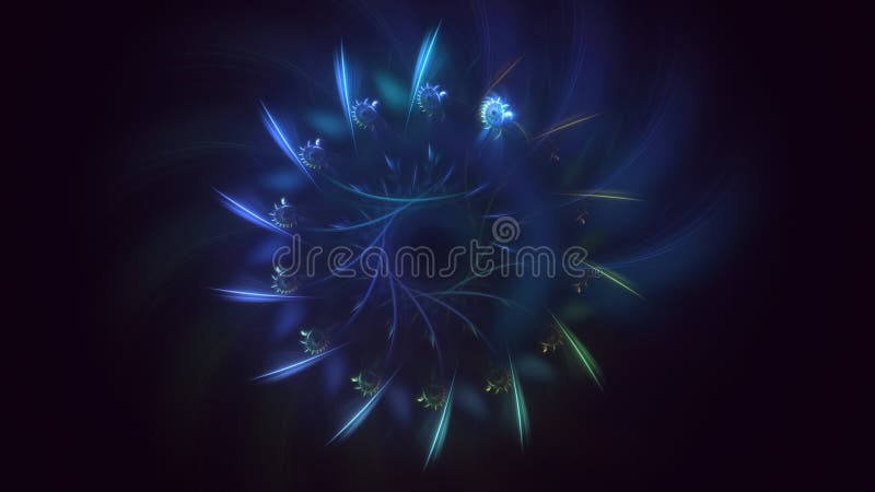 3d făcând ca tehnologia abstractă multicolor să fie fundal de lumină fractală și tapet. filtru abstract multicolor pentru Photosho royalty free illustration