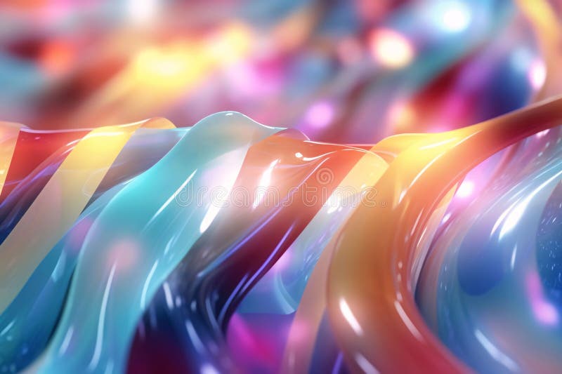 3d redarea fundalului abstract ondulat cu particule strălucitoare în el. Design abstract de fundal 3d, redarea fundalului abstract ondulat cu particule strălucitoare în el