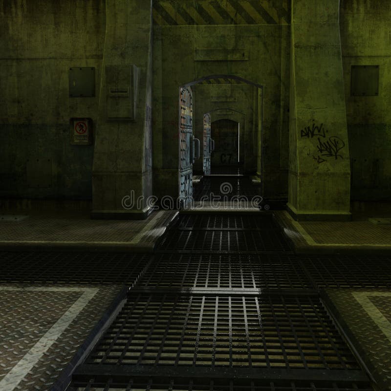 Sewer Hallway Stock Illustrations – 15 Sewer Hallway Stock
