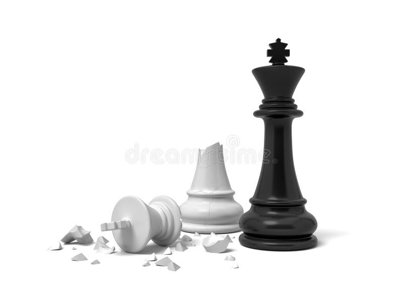 Chess pieces illustration, Chess piece White and Black in chess Chessboard  Board game, International chess, white, king, sport png