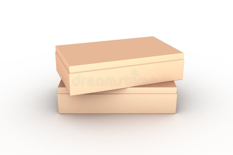 Download Box Mockup With Golden Yellow Color On White Stock Illustration Illustration Of Realistic Packet 169695159 PSD Mockup Templates