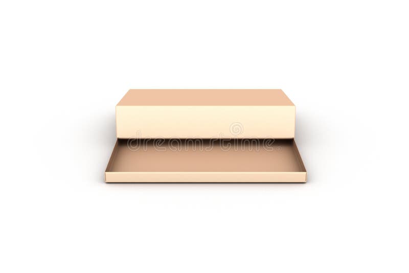 Download Box Mockup With Golden Yellow Color On White Stock Illustration Illustration Of Realistic Packet 169695159 PSD Mockup Templates