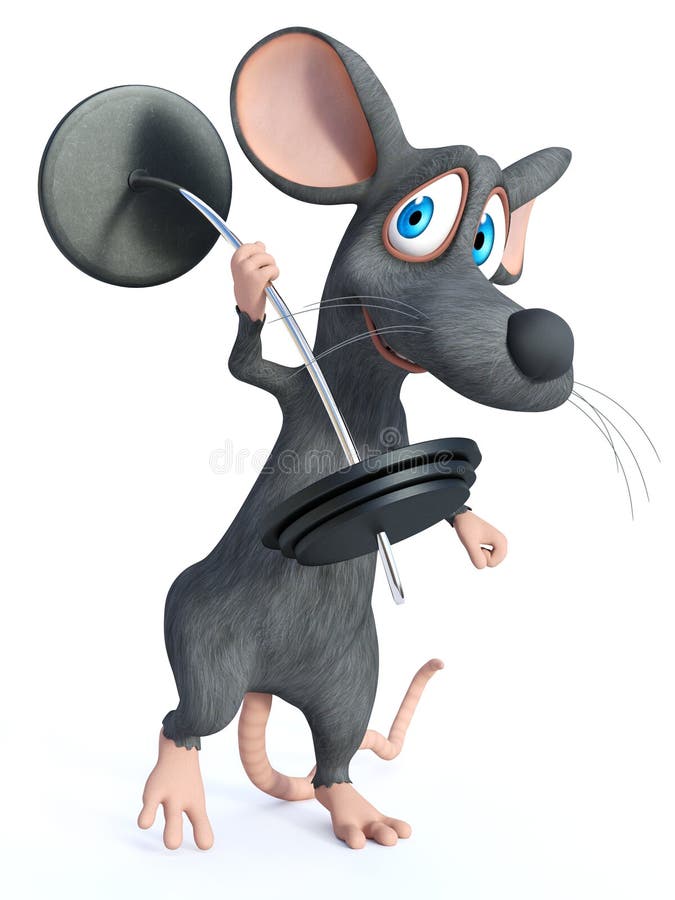 https://thumbs.dreamstime.com/b/d-rendering-cartoon-mouse-doing-workout-barbell-cute-smiling-lifting-one-hand-looks-like-s-very-easy-white-139655747.jpg