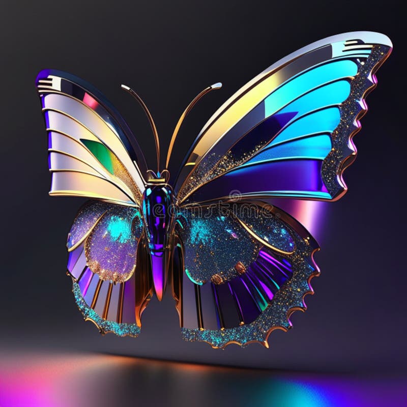 Beautiful 3d butterfly Stock Photo by ©LovArt 65868121