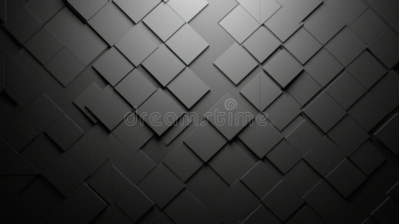 A 3D rendering of a complex geometric pattern. vector illustration