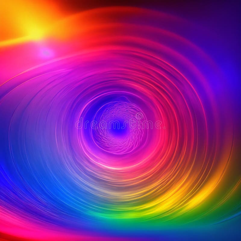 3d rendering. Digital , abstract neon background with wavy glowing lines vector illustration.