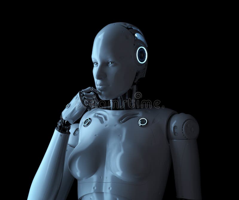black female robot