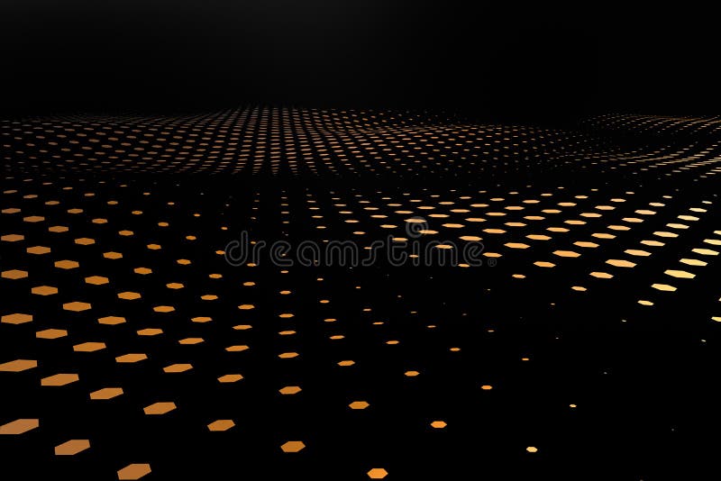 3d rendering, flow dot with gradient background vector illustration