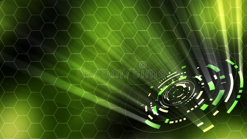 3D rendering of a futuristic abstract hud stock illustration 3D rendering of a futuristic abstract hud stock illustration
