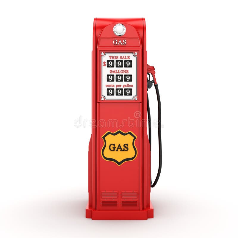 3D rendering gas station stock illustration. Illustration of isolated ...