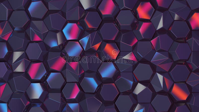Colored abstract hexagons blank backdrop stock illustration Colored abstract hexagons blank backdrop stock illustration
