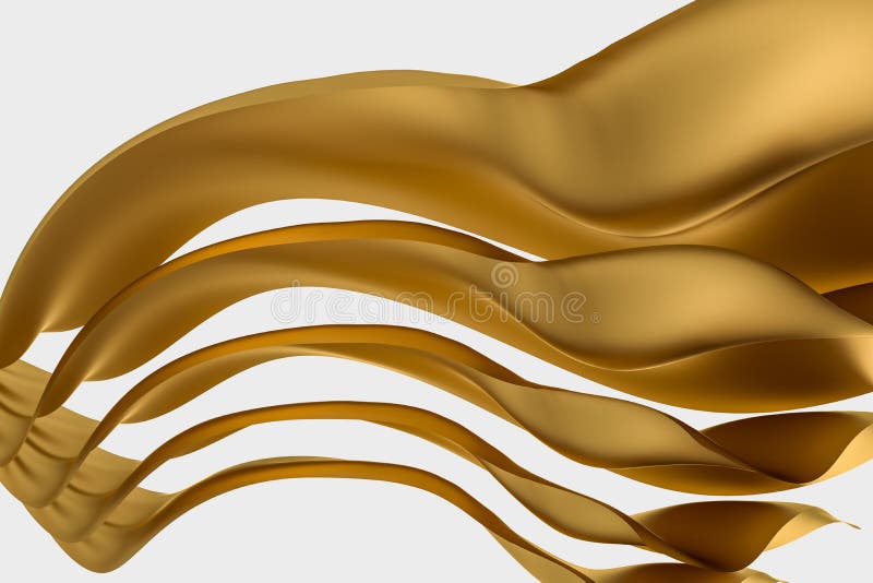 3d rendering, golden flowing cloth background. Computer digital background, silk, fashion, soft, texture, smooth, material, drapery, fabric, textile, curtain, silky, pattern, ripple, bright, satiny, elegant, rippled, luxury, abstract, color, wave, luxurious, decorative, cream, motion, surface, decoration, pure, curve, elegance, light, shine, canvas, graphic, backdrop, beautiful, illustration, design, modern