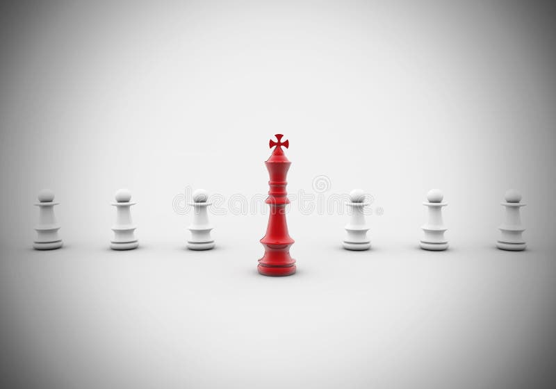 EU Chess King 3D Render Of Chess King With European Union Flag